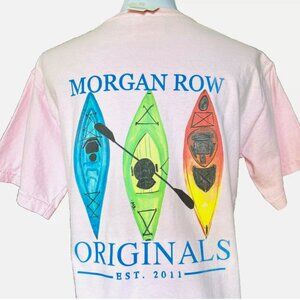 NWT! NEW! MORGAN ROW ORIGINALS KAYAKS PADDLES FRATERNITY TEE T-SHIRT MENS SMALL